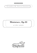 MINIATURE, Op. 33